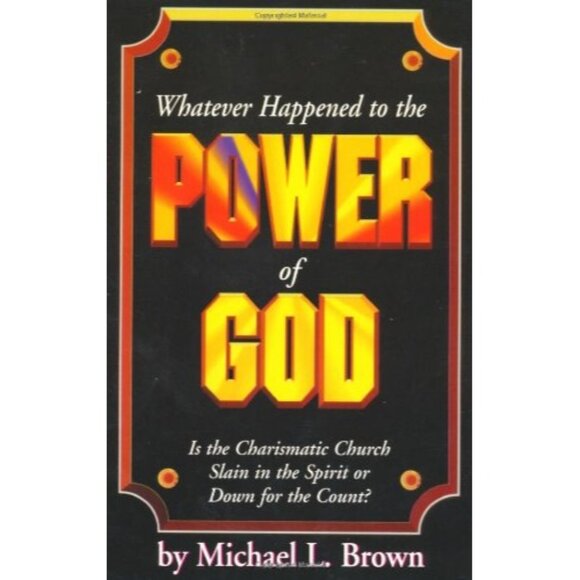 Best Seller Other - Whatever Happened To The Power Of God? By Michael L. Brown Christian Book Paperb